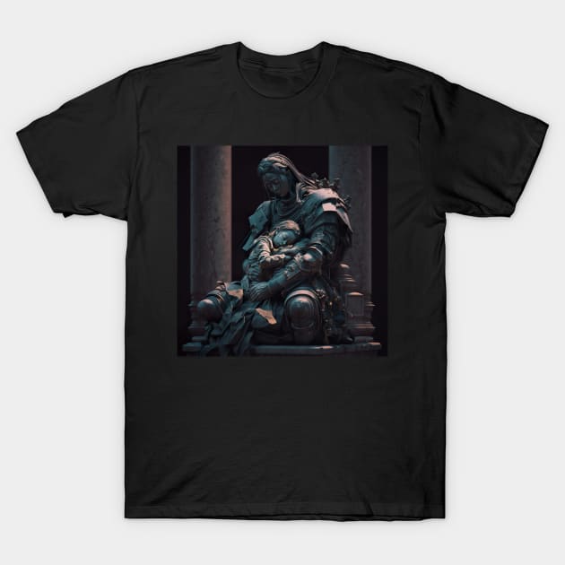 Mother&#39;s Love: A Pieta Inspired by Japanese Culture T-Shirt by naars90